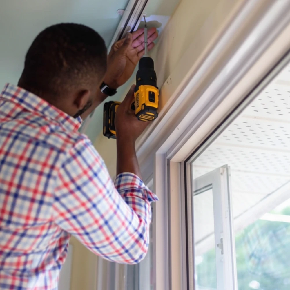 Interior Curtain Rail Installation